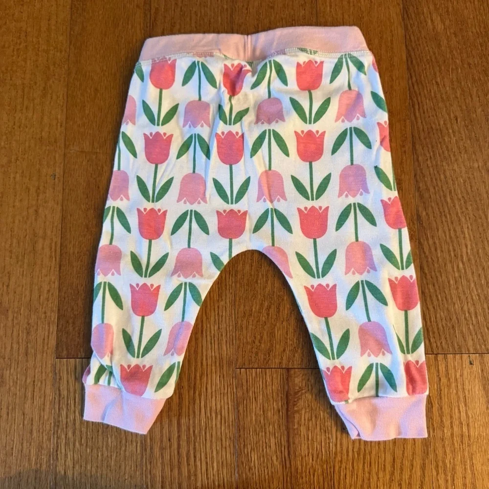 Monica + Andy Pink Floral Baby Outfit Girls Size 3-6M